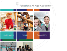 Tablet Screenshot of folkestoneacademy.com